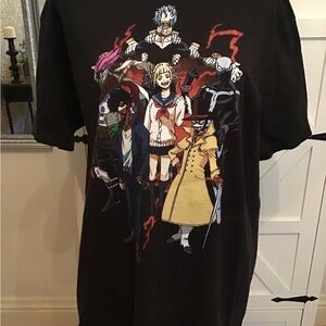 My Hero Academia Black Graphic T-Shirt